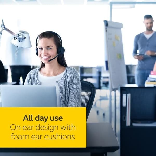 Jabra Evolve 20 USB-C MS Mono-hörlurar - Hörlurar med mikrofon - Kabelansluten - Volymkontroll