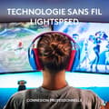 Miniatyrbild 2 av 6: Logitech Gaming LG435 LIGHTSPEED Trådlöst PC-headset, Bluetooth, med Mic - Blå