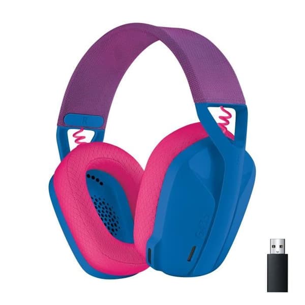Logitech Gaming LG435 LIGHTSPEED Trådlöst PC-headset, Bluetooth, med Mic - Blå