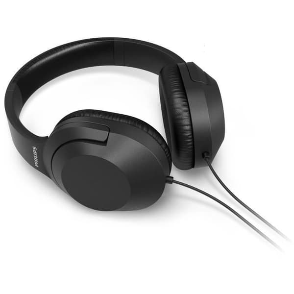 PHILIPS TAH2005BK - Stereohörlurar - Lätt pannband - 40 mm högtalare - Soft shell-dynor - Svart
