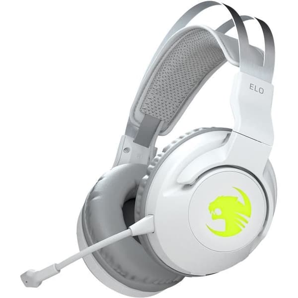 ROCCAT ELO 7.1 Air White Gaming Headset - Trådlös teknologi, Ultralätt komfort