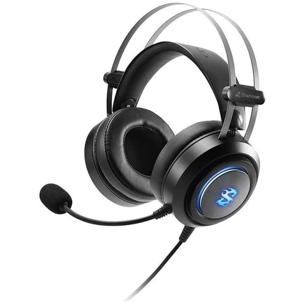 Gaming Headset - Sharkoon - SGH30 - Virtuell 7.1 Surroundljud - Justerbar mikrofon - Svart