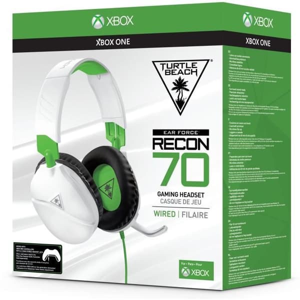 Turtle Beach Recon 70X Gaming Headset för Xbox One - Vit - TBS-2455-02