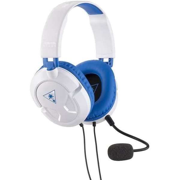 Turtle Beach Recon 60P Gaming Headset Vit - PS4/PS3 - 40 mm hörlurar - Integrerade kontroller