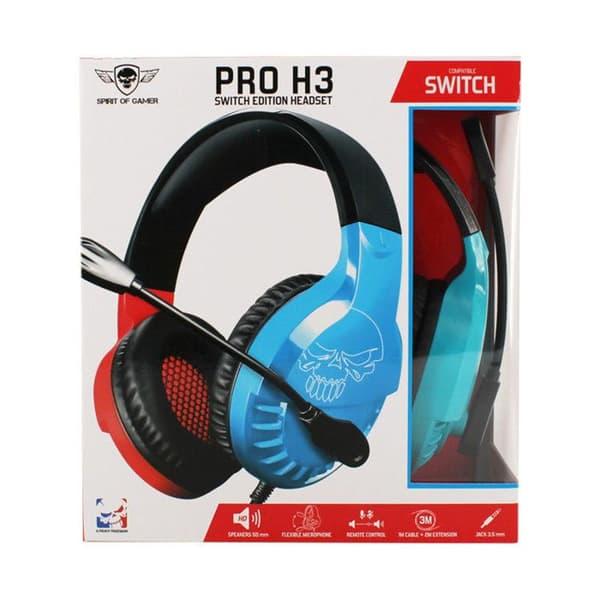 Headset med mikrofon - PC - Videospel - Switch kompatibel - Spirit of Gamer