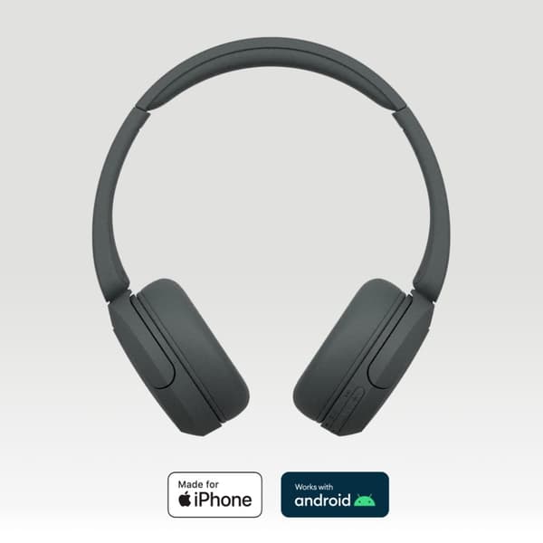 Sony WHCH520B trådløse on-ear hovedtelefoner sort