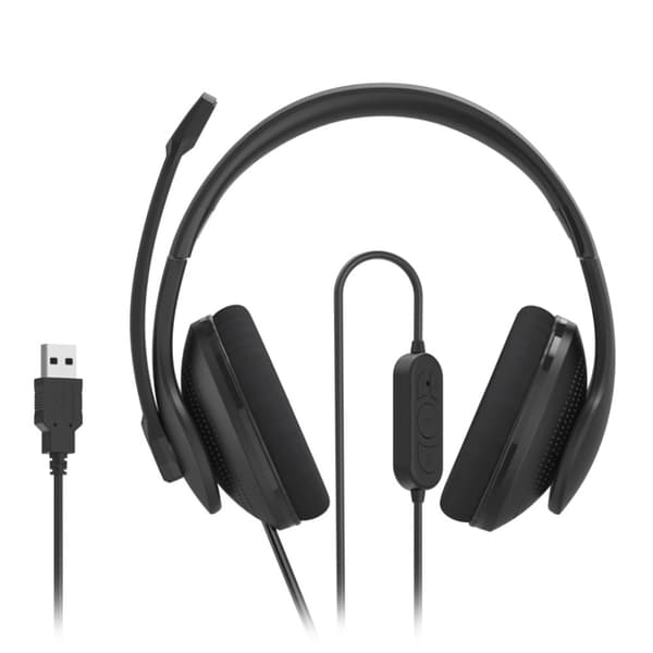 Hama HS-USB300 PC Office Headset Svart