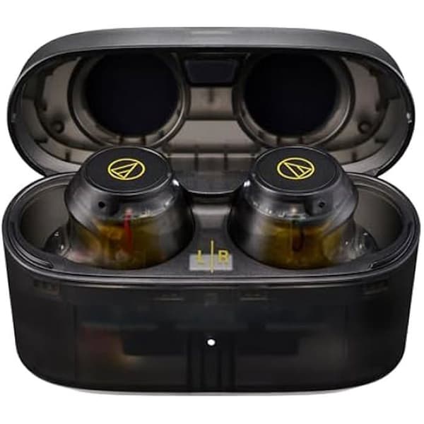 Audio-Technica ATH-CKS30TW+ trådlösa hörlurar (transparent svart)