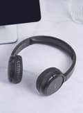 Miniatyrbild 1 av 2: BT210 Bluetooth headphones, mic, foldable, black
