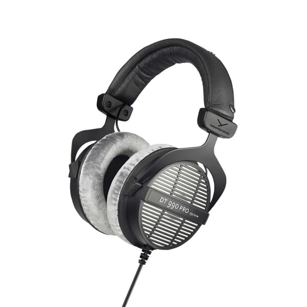 Beyerdynamic DT 990 PRO Hovedtelefoner Kablet Hovedbånd Musik Sort, Grå