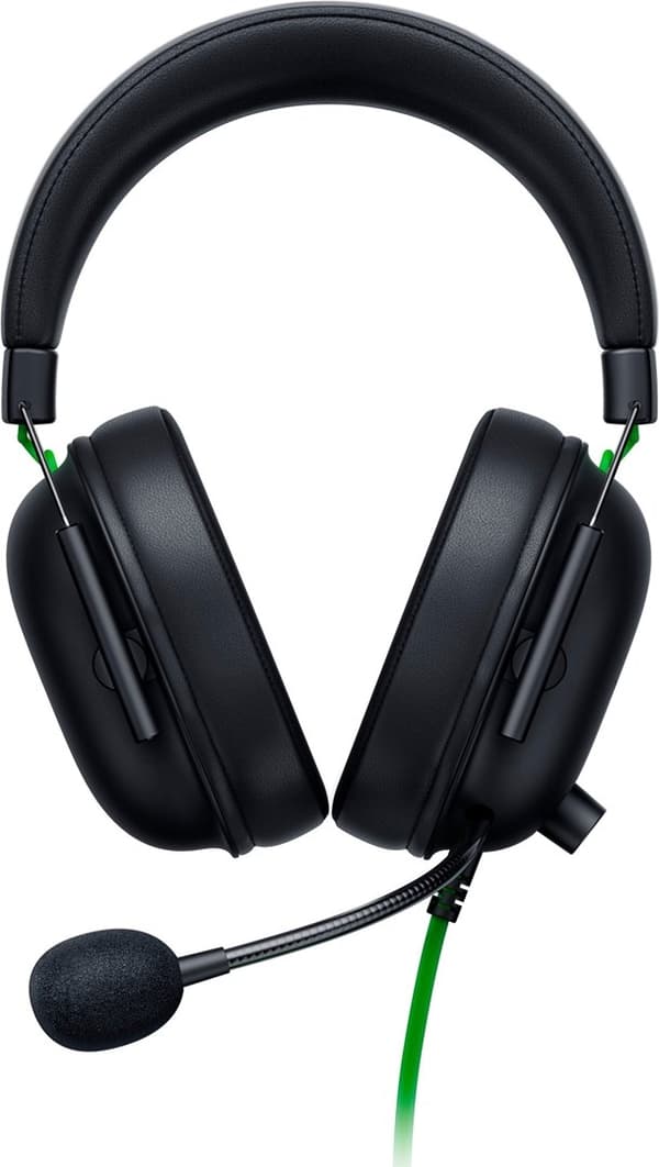 Razer Blackshark V2 X Headset Kabelbunden Huvudband Gaming Svart, Grön