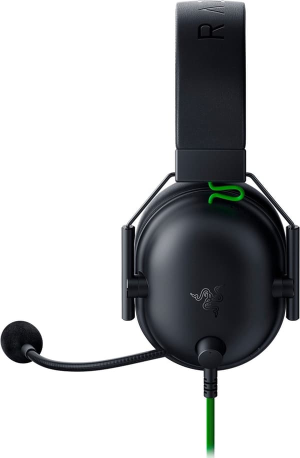 Razer Blackshark V2 X Headset Kabelbunden Huvudband Gaming Svart, Grön