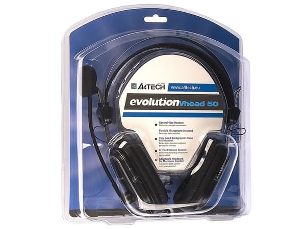 A4Tech EVO Vhead 50 Headset Pannband Svart