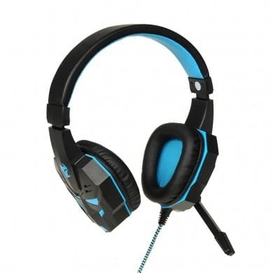 iBox X8 Headset Kablet Hovedbånd Gaming Sort, Blå