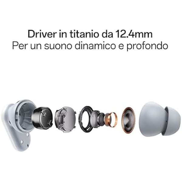 OPPO Enco Buds2 Pro TrueWireless hörlurar - 12,4 mm drivrutin - Bluetooth 5,3 - 38h batteritid