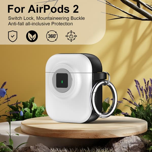 Skyddsfodral till AirPods 1 / 2 - Vit