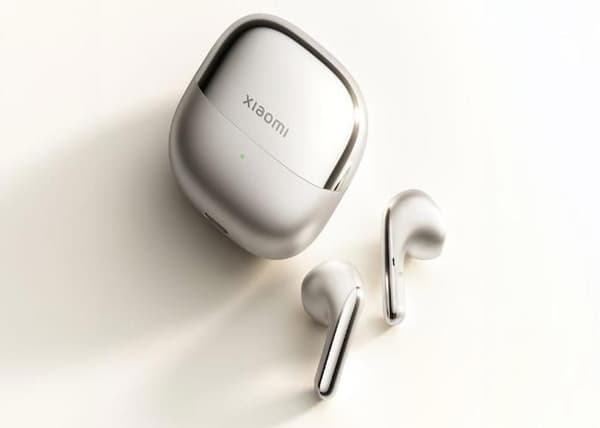 XIAOMI BUDS 5 Harman AudioEFX - Google Fast Pair - ANC - 3 AI-mikrofoner - Kraftfull bas - Qualcomm® - 39 timmar - IP54 - Titanium