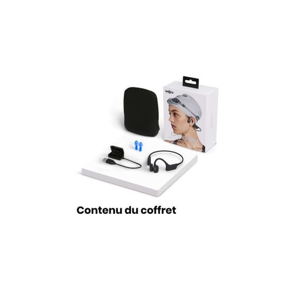 MP3 simhörlurar - Shokz - OpenSwim - Vattentät IP68 - 8h batteritid - Trådlös