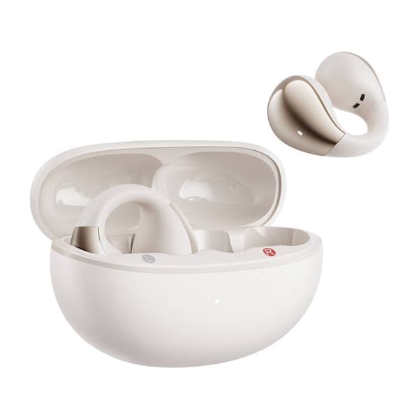 QCY Crossky Clip T33 hovedtelefoner (hvide)