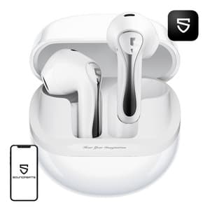TWS Soundpeats Air 5 hodetelefoner (hvite)