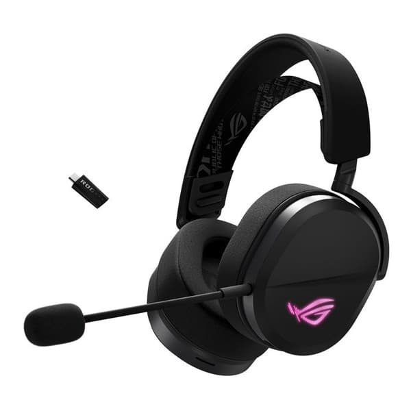 Spelheadset - Asus - ROG Pelta - Trådlöst - Aura Sync RGB-belysning - 60h batteritid