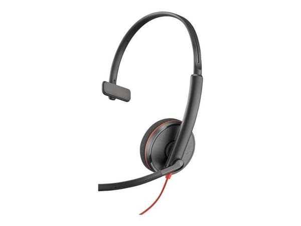 Headsetmikrofon - trådbunden - USB-C - HP Inc. - Poly Blackwire 3210 - Blackwire 3200-serien - headsetmikrofon - on-ear - trådbunden - Sup