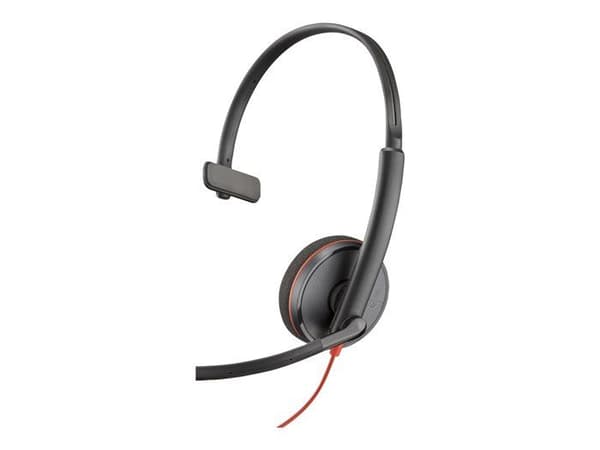 Headsetmikrofon - trådbunden - USB-C - HP Inc. - Poly Blackwire 3210 - Blackwire 3200-serien - headsetmikrofon - on-ear - trådbunden - Sup