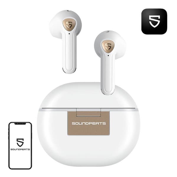 Øretelefoner Soundpeats Air 3 Deluxe HS TWS (hvit)