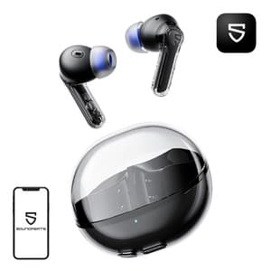 Hörlurar Soundpeats Clear (svart)
