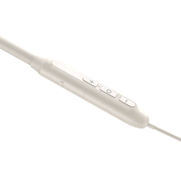 Joyroom JR-D8 trådlösa hörlurar med nackband (gräddvita)