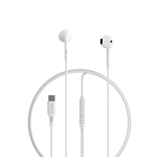 Devia Kintone A3 Headset med USB-C - Vit