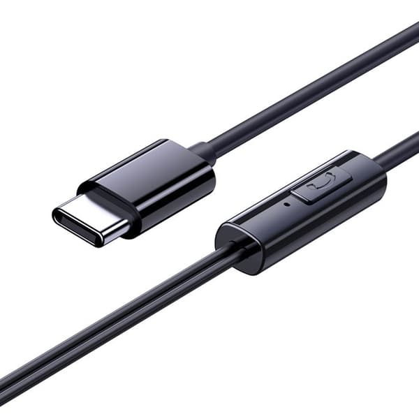 Trådbundna hörlurar av typ C - Baseus Encok CZ11 (A0016434300113-Z1) - Cluster Black