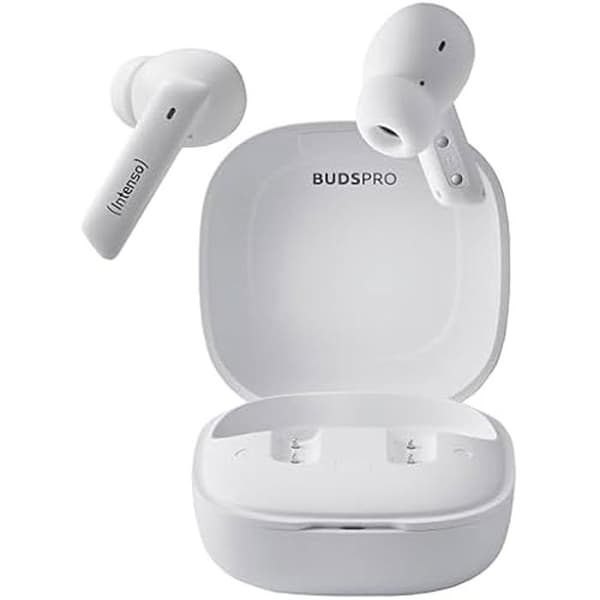 Trådlösa hörlurar - INTENSO - Buds Pro T512HAE - Hybrid ANC - ENC - Bluetooth 5.3 - 35h Batteritid
