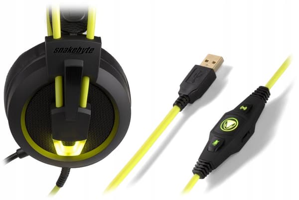 Snakebyte Gaming Hörlurar HEAD:SET PRO 7.1 LED