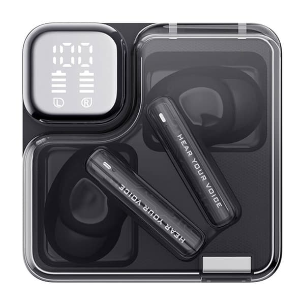 TWS QCY MeloBuds Neo T31-hodetelefoner (svarte)