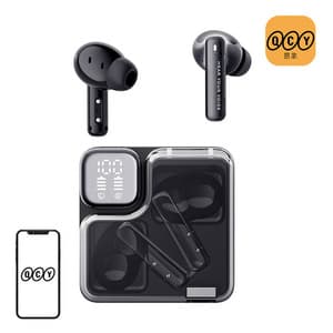 TWS QCY MeloBuds Neo T31-hodetelefoner (svarte)