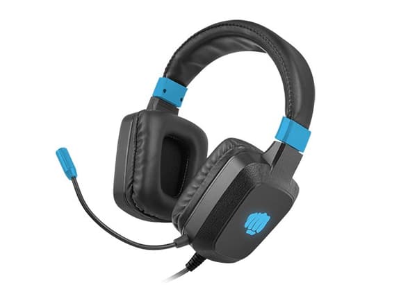 FURY NFU-1584 hörlurar/headset Kabelanslutet huvudband Gaming Svart, Blå