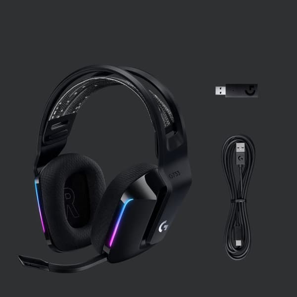 Logitech G G733 LIGHTSPEED Trådløst RGB Gaming Headset