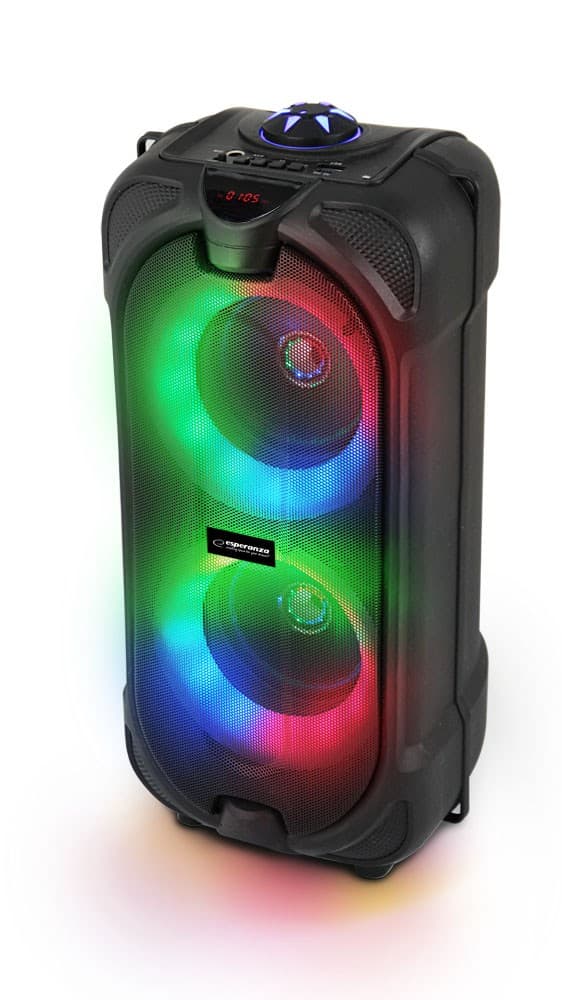 Esperanza EP157 BT FM LED RGB Højttaler Sort 10W