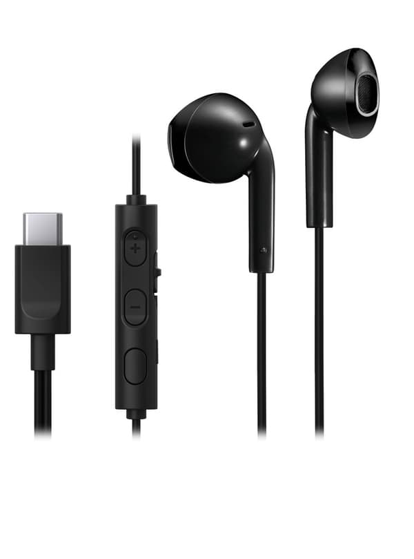 JVC HA-FR17UC In-ear langalliset kuulokkeet USB Type-C Musta