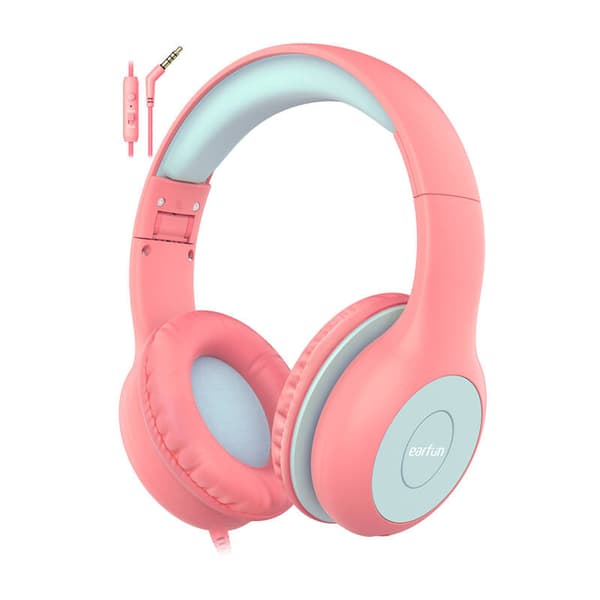 EarFun Kids K1 In-Ear hovedtelefoner (lilla-pink)