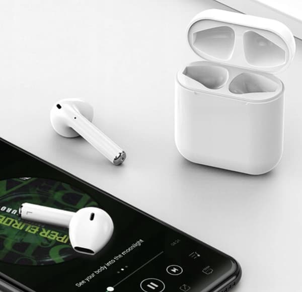 LANGATON BLUETOOTH AIR KUULOKEET i12 DOTS TWS mikrofonilla 2024!!