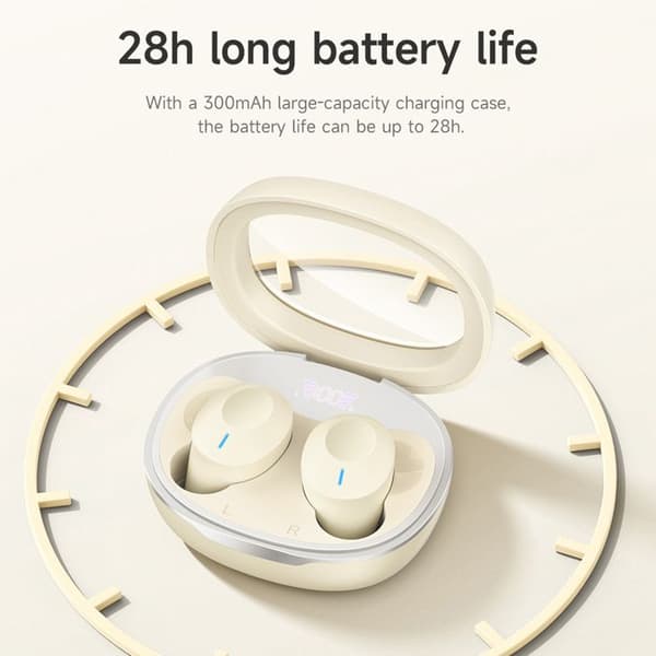 Trådlösa hörlurar - Hoco - EQ3 - Bluetooth 5.3 - Svettålig - In-ear