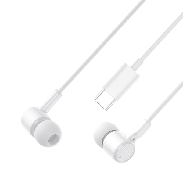 XO EP81 In-Ear Headset med USB-C - Vit
