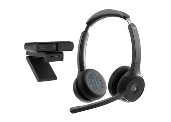 Headset - Bluetooth - trådlöst - Cisco - Cisco Headset 721 - Headset - on-ear - Bluetooth - trådlöst - kolsvart