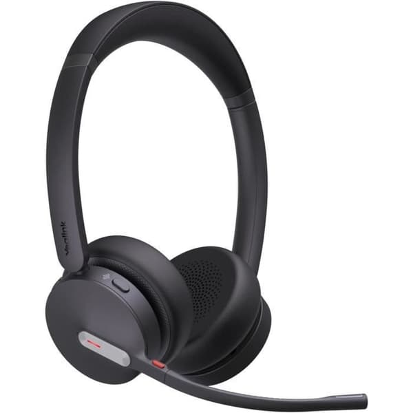 Trådlösa hörlurar - Yealink - WH64 Dual UC - Svart - Bluetooth - USB-C