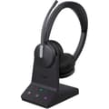 Miniatyrbild 1 av 4: Trådlösa hörlurar - Yealink - WH64 Dual UC - Svart - Bluetooth - USB-C