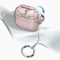 Miniatyrbillede 2 af 3: Beskyttelsesetui til Samsung Galaxy Buds3 / Buds3 Pro - Klar/Pink
