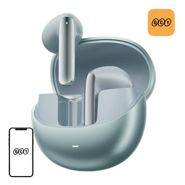 TWS QCY AilyBuds Pro+ HT10 Pro-hodetelefoner, ANC (grønne)