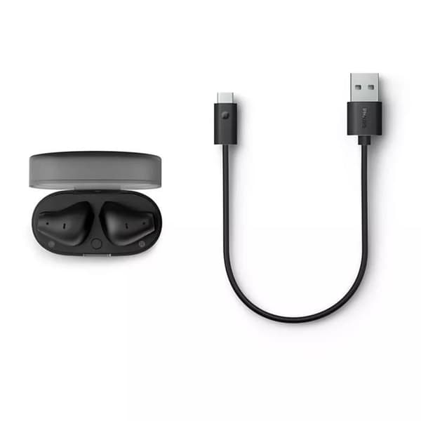 TWS-hörlurar - Philips - TAT2139BK/00 - Bluetooth 5.0 - 18 timmars batteritid - IPX4-motstånd